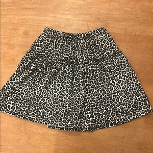 Leopard Print Skirt